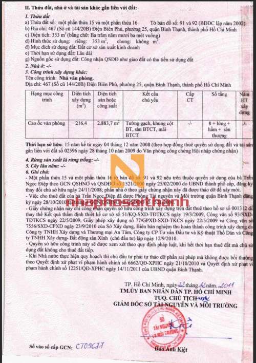 Hình ảnh Bán toà nhà 467 Điện Biên Phủ, Phường 25, Q.Bình Thạnh