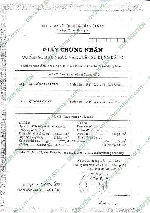 Hình ảnh Bán nhà 47D Phạm Ngọc Thạch, Phường Võ Thị Sáu, Quận 3