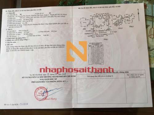 Hình ảnh Bán nhà 56 Nguyễn Phi Khanh Tân Định Quận 1