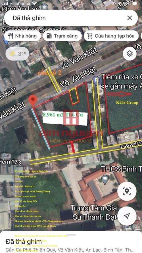 Hình ảnh Bán nhà 57 Võ Văn Kiệt, P.An Lạc, Q. Bình Tân