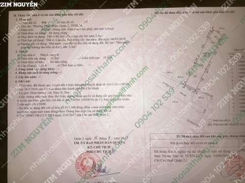 Hình ảnh Bán đất 58/15- 58/17A đường Số 47, phường Thảo Điền, Quận 2 giá 21 Tỷ