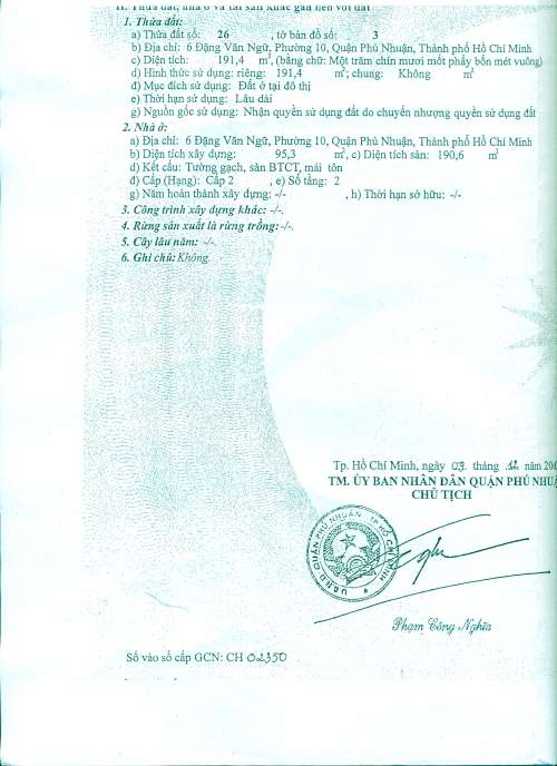 Hình ảnh Bán Nhà 6 Đặng Văn Ngữ Phường 10 Quận Phú Nhuận