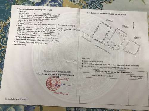 Hình ảnh Bán nhà 6 Nguyễn Văn Trỗi, Phường 17, Quận Phú Nhuận