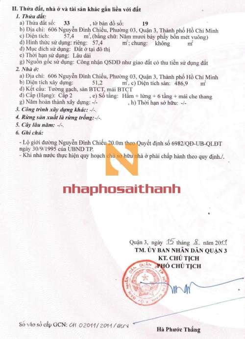 Hình ảnh Bán Tòa nhà 7 tầng 606 Nguyễn Đình Chiểu Quận 3