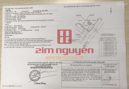 Hình ảnh Bán nhà 61 Đường số 1 Làng Báo Chí Thảo Điền Tp. Thủ Đức