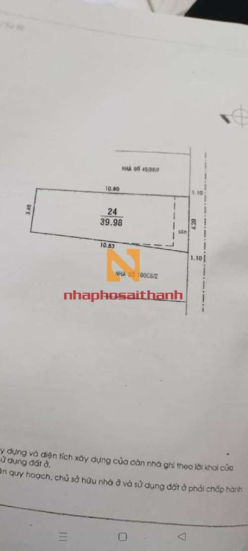 Hình ảnh Bán nhà 647/34 Lạc Long Quân Phường 10 Quận Tân Bình