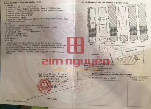 Hình ảnh Bán nhà 657-659 Trần Hưng Đạo .Phường 1, Quận 5