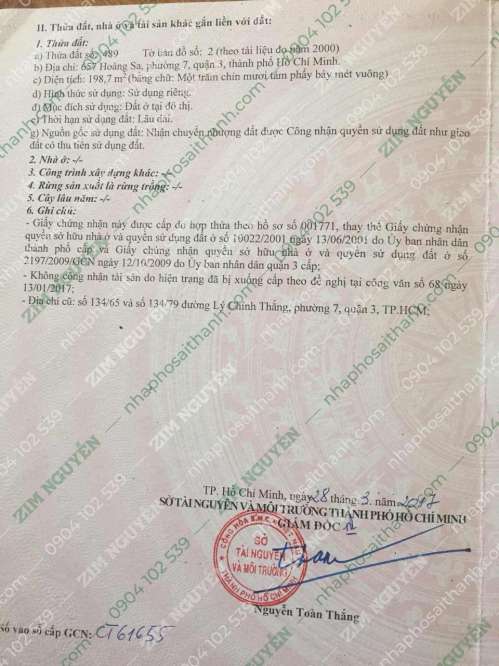 Hình ảnh Bán nhà 657 Hoàng Sa, Phường Võ Thị Sáu, Quận 3