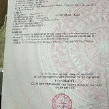Hình ảnh Bán nhà hẻm 19/2/8 Đường số 27 Phường Gò Vấp Tp Hồ Chí Minh