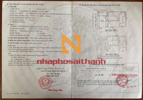 Hình ảnh Bán nhà 7 Trần Khánh Dư, phường Tân Định, Quận 1