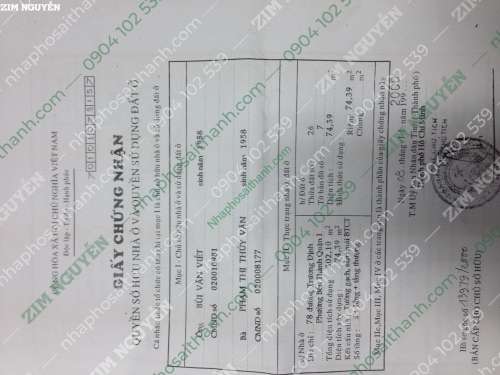 Hình ảnh Bán nhà 78 80 Trương Định Phường Bến Thành Quận 1