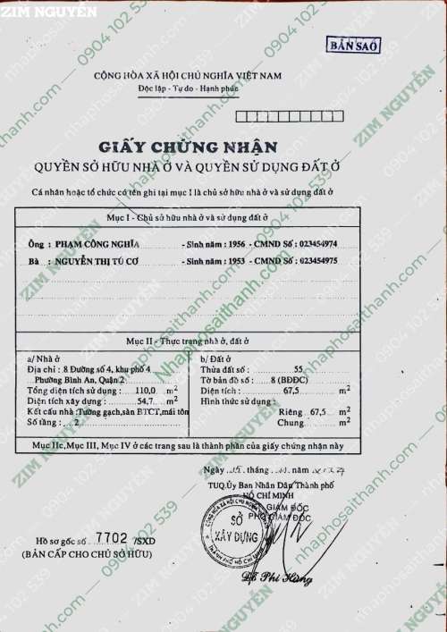 Hình ảnh Nhà 8 Đường số 4 Khu phố 4 Bình An Quận 2
