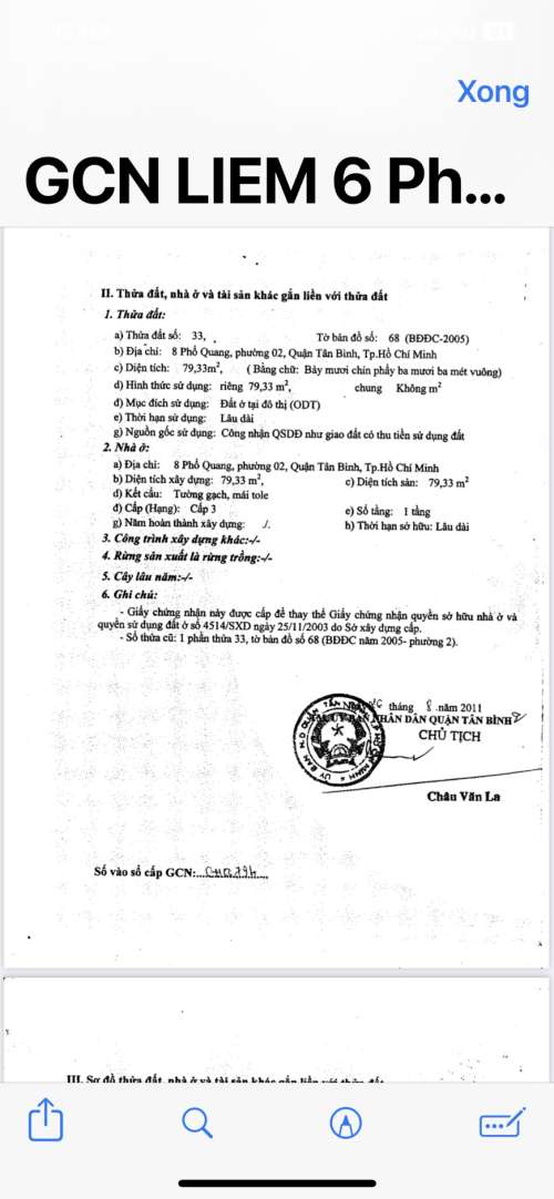 Hình ảnh Bán nhà 8 Phổ Quang , Phường 2 , Tân Bình