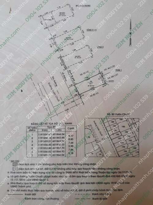 Hình ảnh Bán nhà 80 Vườn Chuối, Phường 4, Quận 3