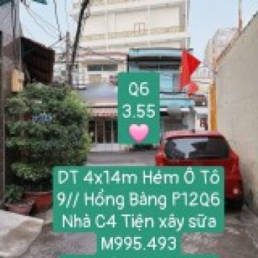 Hình ảnh Bán nhà hẻm 995/54/8 Hồng Bàng Phường Phú Lâm Tp Hồ Chí Minh