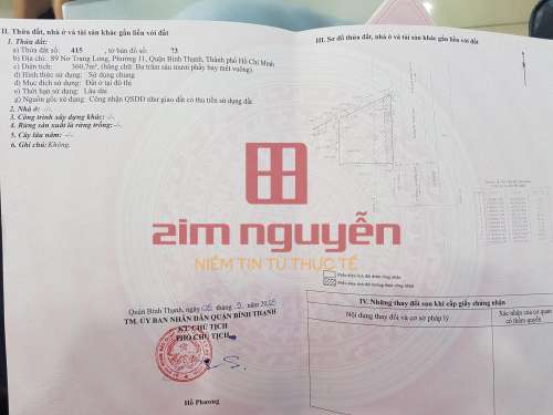 Hình ảnh Bán nhà 89 Nơ Trang Long, Phường 11, Quận Bình Thạnh