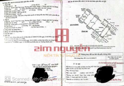 Hình ảnh Bán nhà 8A/E7 Thái Văn Lung, Phường Bến Nghé, Quận 1