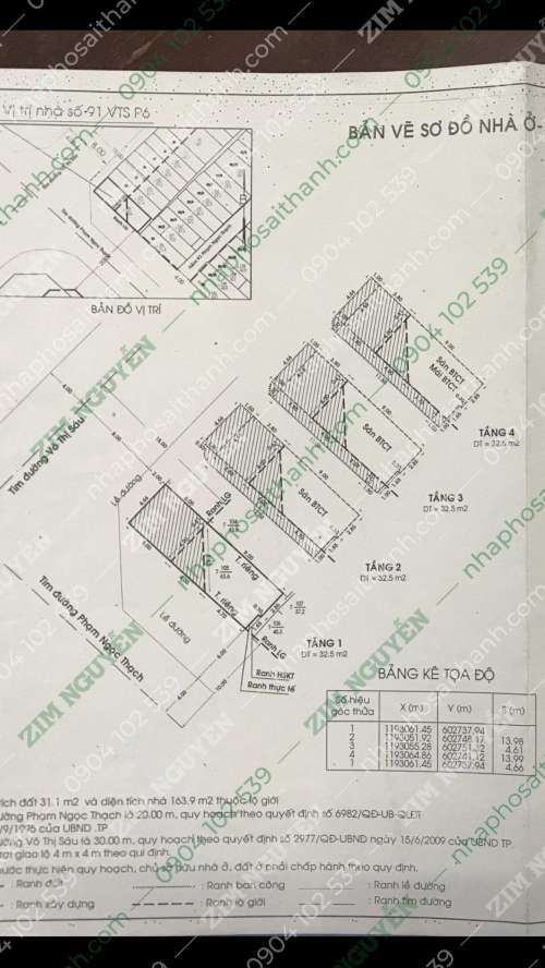 Hình ảnh Bán nhà 91 Võ Thị Sáu, Phường Võ Thị Sáu, Quận 3