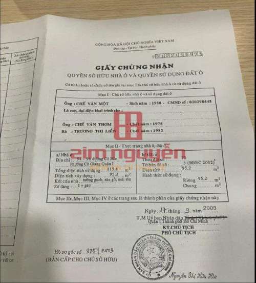 Hình ảnh Bán nhà 94 96 Cô Bắc, Phường Cô Giang, Quận 1