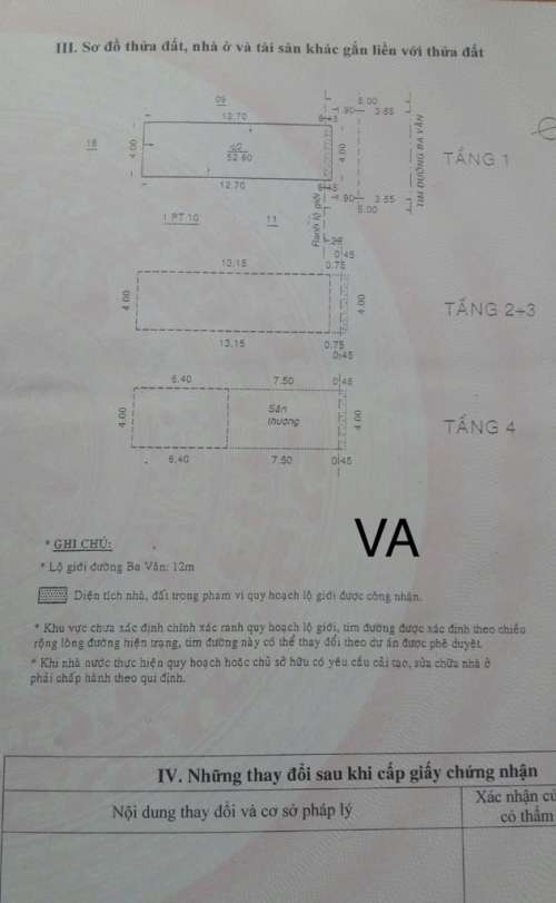 Hình ảnh Bán nhà 99 Ba Vân Phường 14 Quận Tân Bình