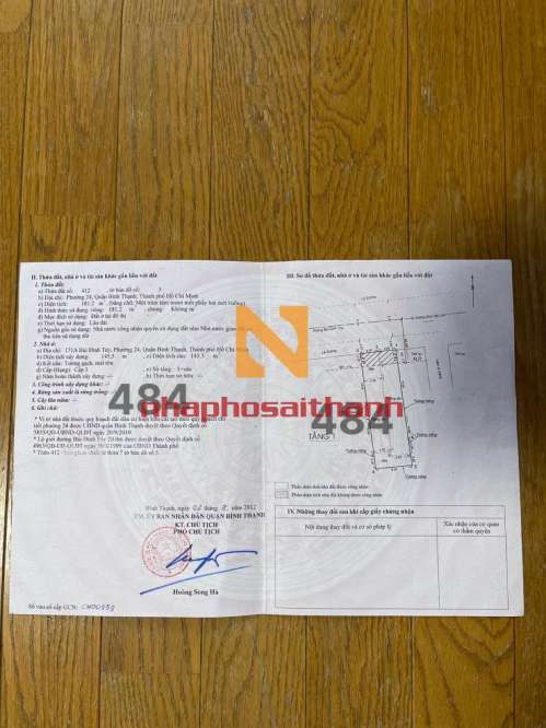 Hình ảnh Bán nhà mặt tiền 171a Bùi Đình Túy Phường 14 Quận Bình Thạnh