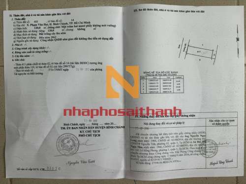 Hình ảnh Bán nhà gần đường An Hạ xã Phạm Văn Hai huyện Bình Chánh