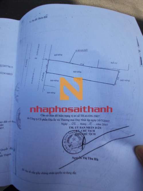 Hình ảnh Cần bán khuôn đất Mặt Tiền nội bộ 45D Đường Nguyễn Văn Thương Phường 25 Bình Thạnh