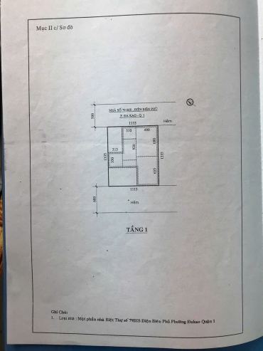 Hình ảnh Bán Nhà Mặt Tiền 79Bis Điện Biên Phủ, P ĐaKao, Q1