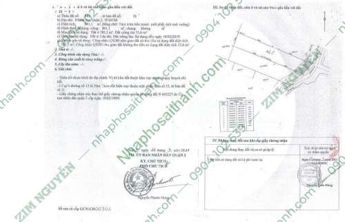 Hình ảnh Bán đất (Thửa 663 tờ 50) Đường số 12 Tăng Nhơn Phú A Quận 9