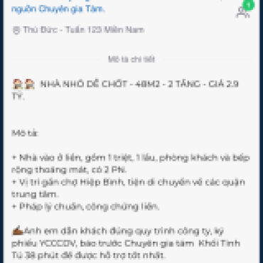 Hình ảnh Bán đất thửa 1159 tờ 101 Gò Cát Phường Long Trường Tp Hồ Chí Minh