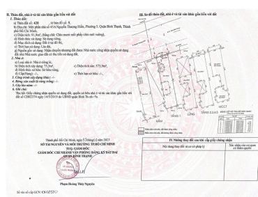 Hình ảnh Bán Nhà Mặt Tiền 45A Nguyễn Thượng Hiền, P5, Bình Thạnh