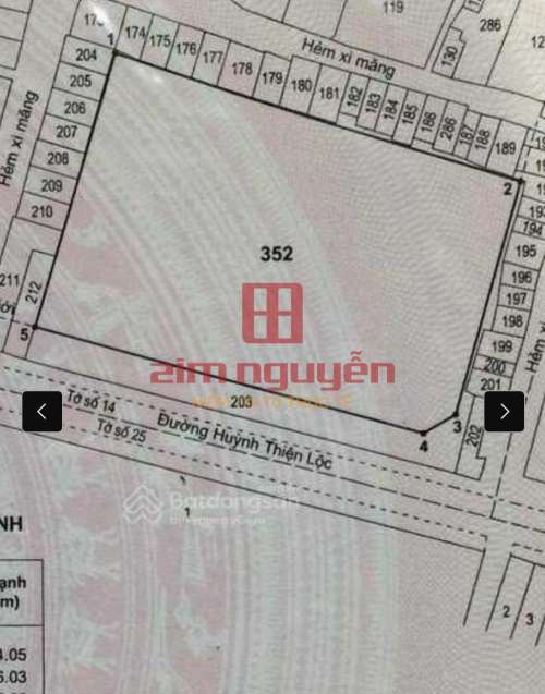 Hình ảnh Bán đất Đường Huỳnh Thiện Lộc, Phường Hòa Thạnh, Quận Tân Phú