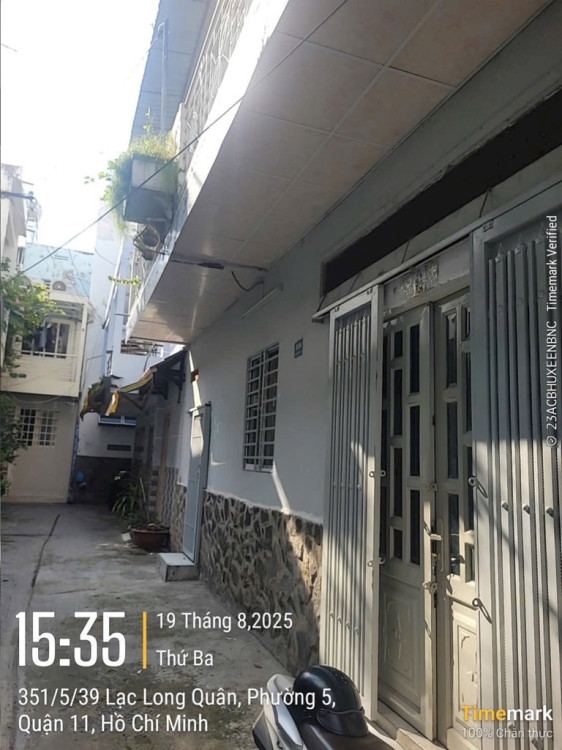 Hình ảnh Bán nhà Hẻm 351/5/14 Lạc Long Quân, Phường Hòa Bình