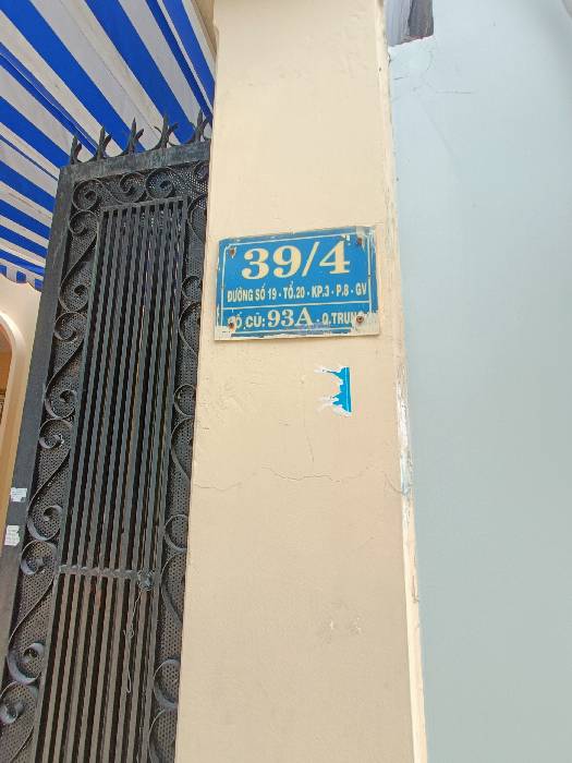 Hình ảnh Bán  nhà số 39/4  Số 19, Phường Thông Tây Hội, Quận Gò Vấp (cũ)