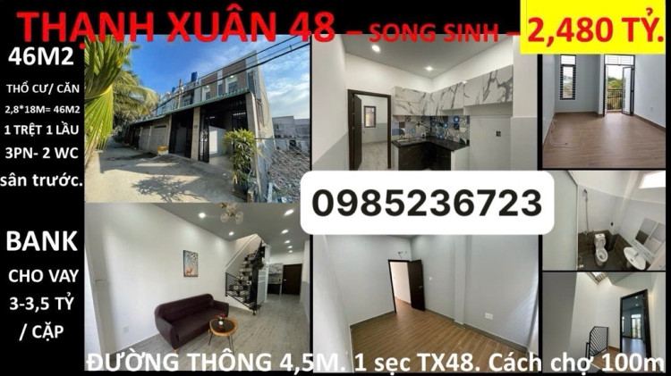 Hình ảnh Bán nhà hẻm 303/42 Thạnh Xuân 40, Thới An