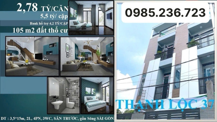 Hình ảnh Bán nhà hẻm 194/5/3/2 Thạnh Lộc 40, An Phú Đông