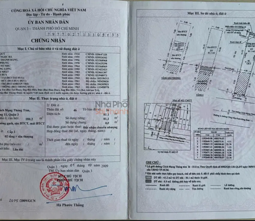 Hình ảnh Bán Nhà Mặt Tiền 400-402 Cmt8, P. 11, Q.3