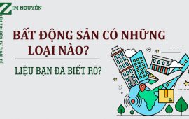 Phân loại chi tiết các loại Bất Động Sản