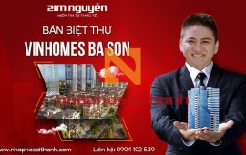 Bán biệt thự Vinhome Ba Son phường Bến Nghé Quận 1