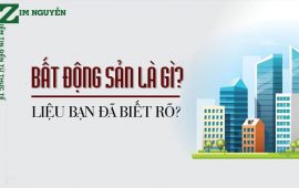 Khái niệm và đặc điểm của Bất Động Sản