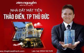 Bán nhà đất mặt tiền Thảo Điền, ( Quận 2) Tp Thủ Đức